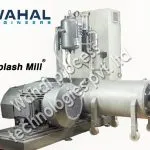 Wahal ZR-Splash Mill horizontal bead mill with motor, grinding chamber and control cabinet