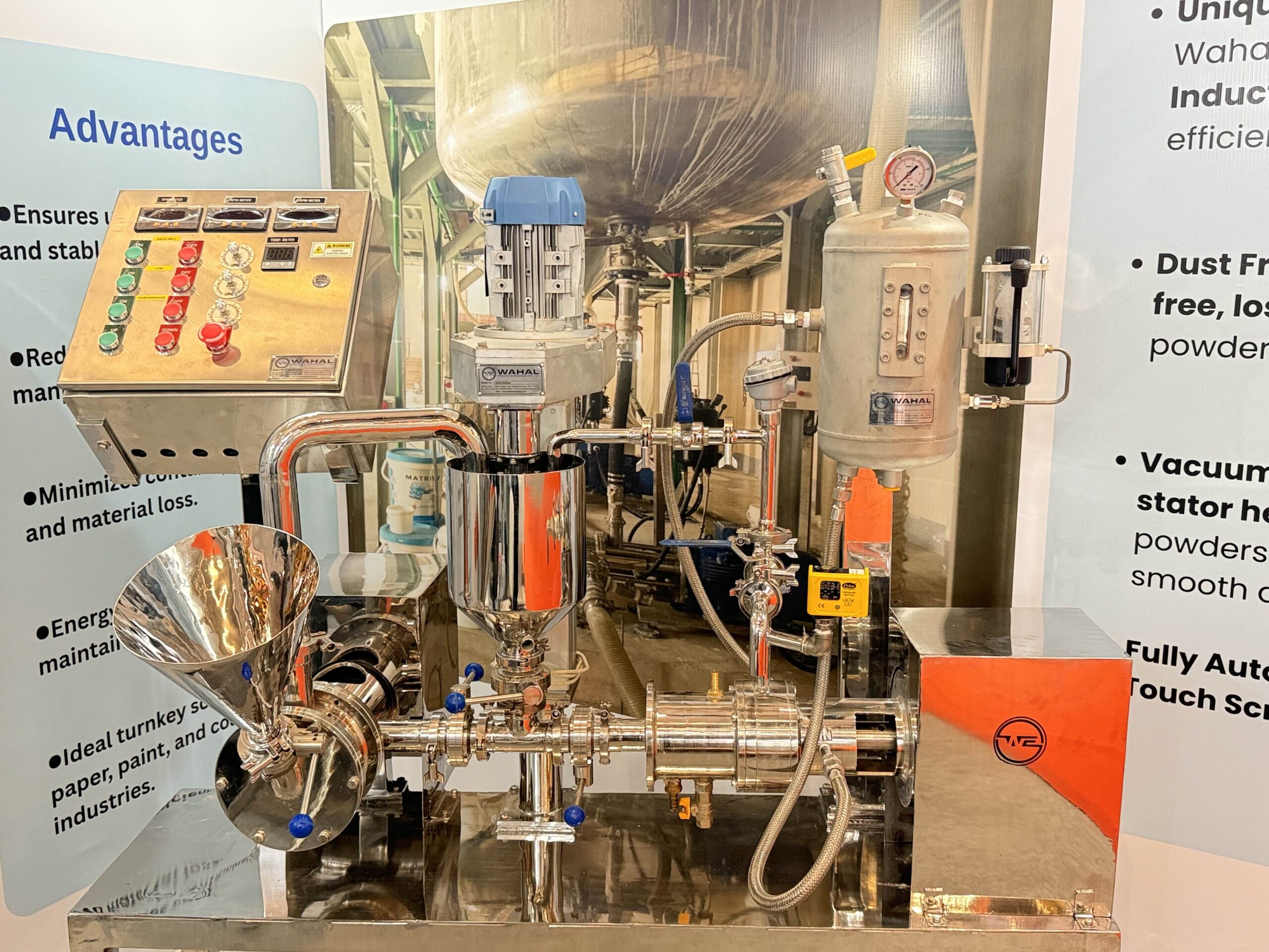 Lab shear mixer with bead mill