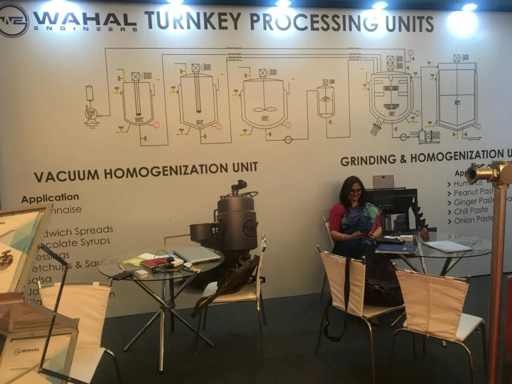 Wahal Engineers stand at Food Expo, Pune 2018